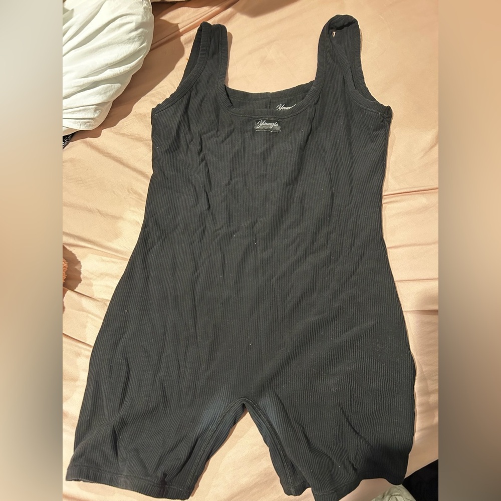 YoungLA black body suit (shorts)